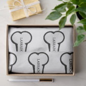 Laboratoriumnaam op bot tissuepapier (Geschenk)