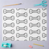 Laboratoriumnaam op bot tissuepapier (Craft)