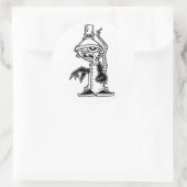 laboratoriumrat ronde sticker (Tas)