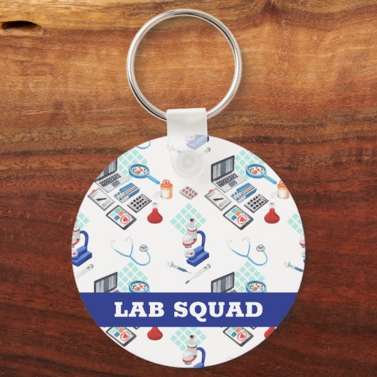 Laboratoriumteam, Medisch Laboratorium Professione Sleutelhanger (Voorkant)