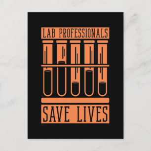 Laboratoriumtechnici van het laboratorium van het feestdagenkaart