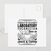 Laboratoriumtechnicus Chemist Lab Tech Briefkaart (Voorkant / Achterkant)