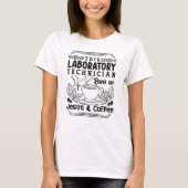 Laboratoriumtechnicus Chemist Lab Tech T-shirt (Voorkant)