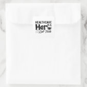 Laboratoriumtechnicus Gezondheidszorg Hero Lab Tec Vierkante Sticker (Tas)