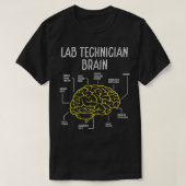 Laboratoriumtechnicus Lab Tech Laboratory Scientis T-shirt (Design voorkant)