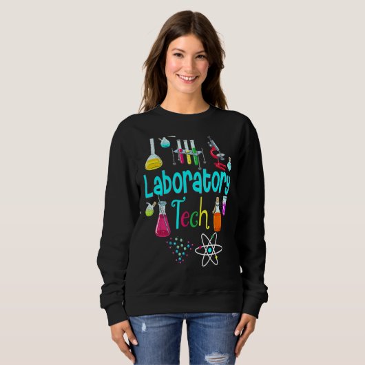 Laboratoriumtechnicus Lab Tech Scientist Trui (Voorkant volledig)