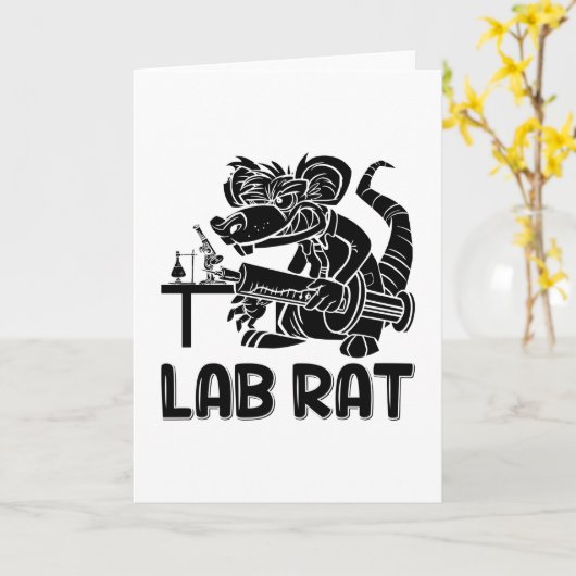 Laboratoriumtechnicus laboratorium Lab Tech Lab Ra Kaart (Gele Bloem)