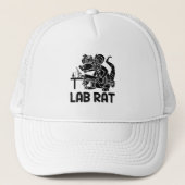Laboratoriumtechnicus laboratorium Lab Tech Lab Ra Trucker Pet (Voorkant)