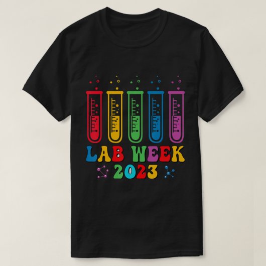 Laboratoriumtechnicus Laboratorium Week 2023 Techn T-shirt (Design voorkant)