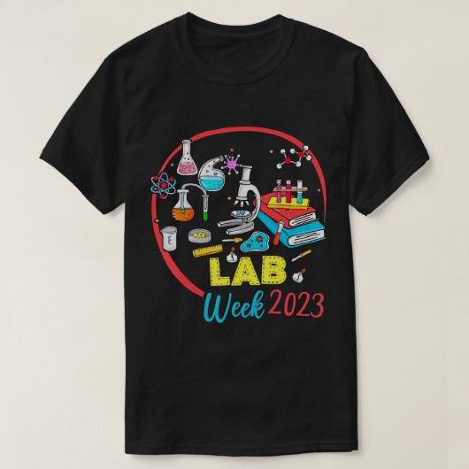 Laboratoriumtechnicus Laboratorium Week 2023 Techn T-shirt (Design voorkant)