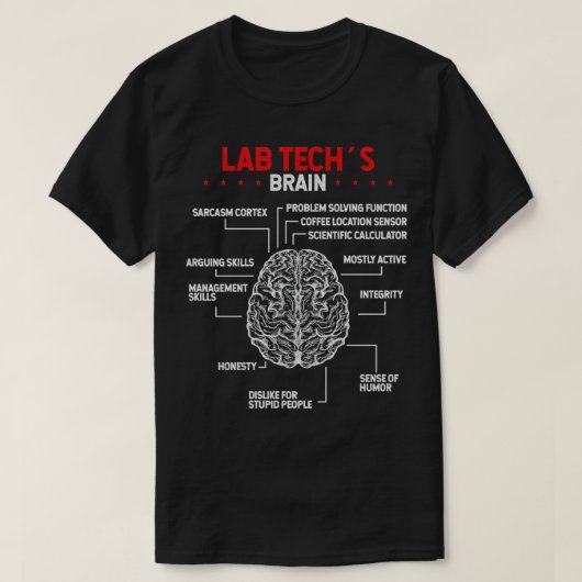 Laboratoriumtechnicus Laboratoriumwetenschapper T-shirt (Design voorkant)
