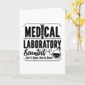 Laboratoriumtechnicus Medische Laboratoriumwetensc Kaart (Gele Bloem)