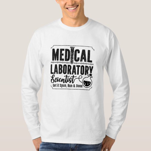 Laboratoriumtechnicus Medische Laboratoriumwetensc T-shirt (Voorkant)