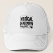 Laboratoriumtechnicus Medische Laboratoriumwetensc Trucker Pet (Voorkant)