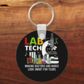 Laboratoriumtechnicus van het laboratorium van het sleutelhanger (Voorkant)