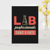 Laboratoriumtechnicus van Lab Professionals redden Kaart (Gele Bloem)