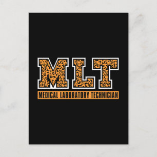 Laboratoriumtechnicus van Lab Tech MLT Feestdagenkaart