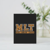 Laboratoriumtechnicus van Lab Tech MLT Feestdagenkaart (Staand voorkant)