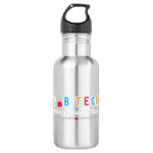 Laboratoriumtechnicus van Lab Tech Waterfles (Voorkant)