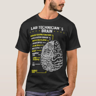 Laboratoriumtechnicus voor de labyrint t-shirt