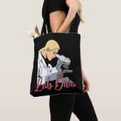Laboratoriumtechnicus Wetenschap van Lab Diva Tote Bag (Dichtbij)