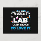 Laboratoriumtest voor laboratoriumonderzoek briefkaart (Voorkant)