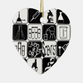 LABORATORIUMTOOLS VOOR HARTORNATIONALE WETENSCHAPP KERAMISCH ORNAMENT (Rechts)