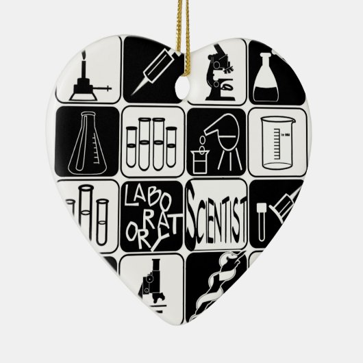 LABORATORIUMTOOLS VOOR HARTORNATIONALE WETENSCHAPP KERAMISCH ORNAMENT (Rechts)