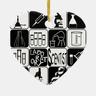 LABORATORIUMTOOLS VOOR HARTORNATIONALE WETENSCHAPP KERAMISCH ORNAMENT