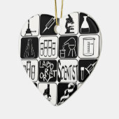 LABORATORIUMTOOLS VOOR HARTORNATIONALE WETENSCHAPP KERAMISCH ORNAMENT (Links)