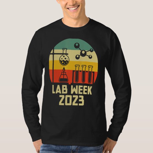 Laboratoriumweek 2023  Wetenschap T-shirt (Voorkant)