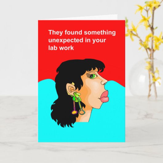 laboratoriumwerk verrassing kaart (Gele Bloem)