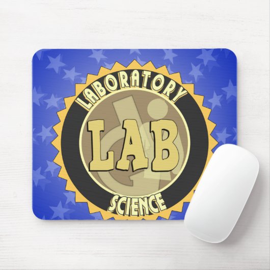 LABORATORIUMWETENSCHAP LABOADGE MUISMAT (Met muis)