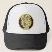 LABORATORIUMWETENSCHAP LABOADGE TRUCKER PET (Voorkant)