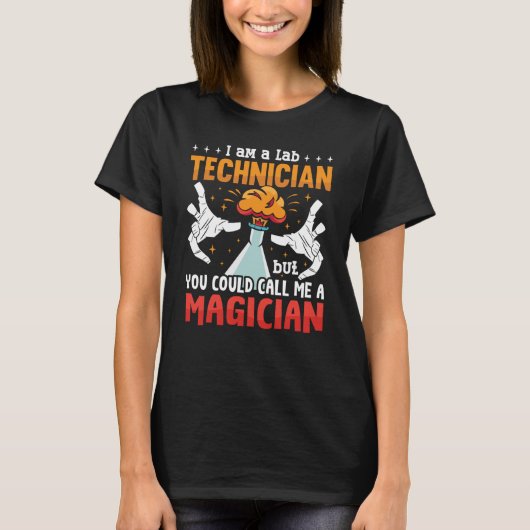 Laboratoriumwetenschap van Lab Tech ik ben T-shirt (Voorkant)