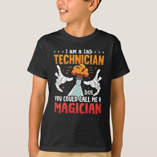 Laboratoriumwetenschap van Lab Tech ik ben T-shirt (Voorkant)
