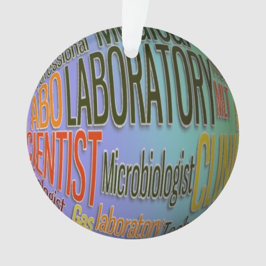 LABORATORIUMWETENSCHAPPELIJKE WOORDEN MICROBIOLOGI ORNAMENT (voorkant)