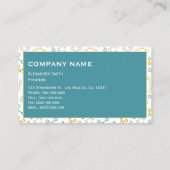 Laboratory Science Company Personeel Visitekaartje (Achterkant)