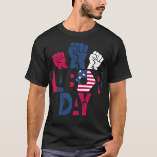 Laborday-jongens, vrachtwagenjongen, verjaardagsjo t-shirt