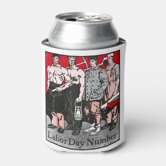 Labour Day Number beroemd gemaakt door Edward Penf Blikjeskoeler (Blikje Voorkant)