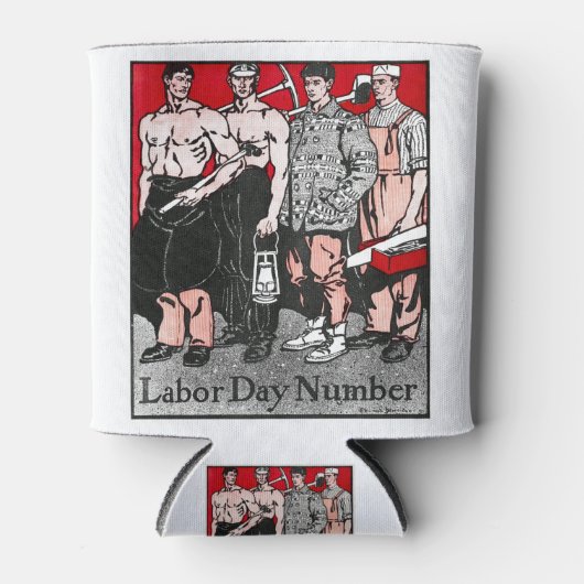 Labour Day Number beroemd gemaakt door Edward Penf Blikjeskoeler (Voorkant)