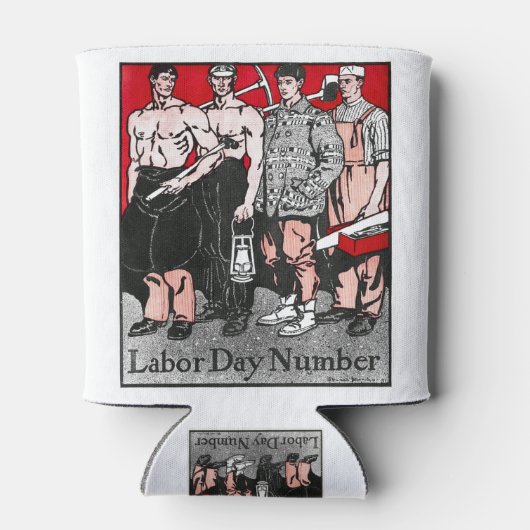 Labour Day Number beroemd gemaakt door Edward Penf Blikjeskoeler (Achterkant)