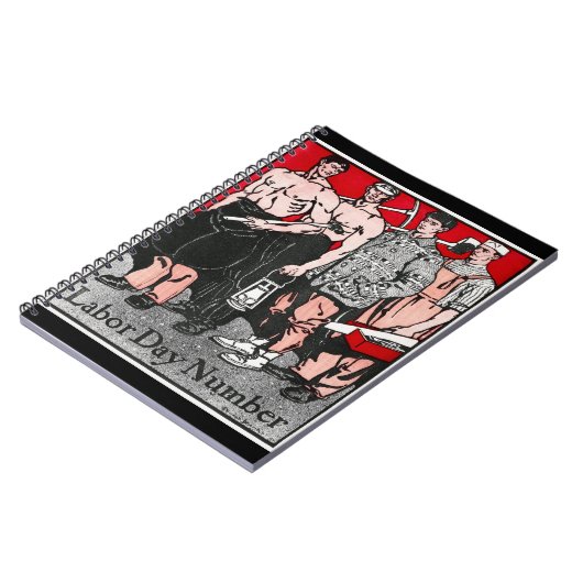 Labour Day Number beroemd gemaakt door Edward Penf Notitieboek (Linkerzijde)