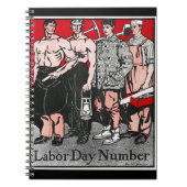 Labour Day Number beroemd gemaakt door Edward Penf Notitieboek (Voorkant)