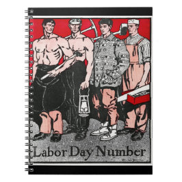 Labour Day Number beroemd gemaakt door Edward Penf Notitieboek