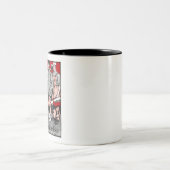 Labour Day Number beroemd gemaakt door Edward Penf Tweekleurige Koffiemok (Center)