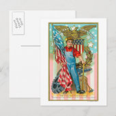 Labour Day Souvenir Briefkaart (Voorkant / Achterkant)