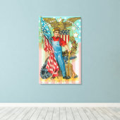 Labour Day Souvenir Canvas Afdruk (Insitu (Houten vloer))