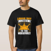 Labour Day T-shirt ontwerp (Voorkant)