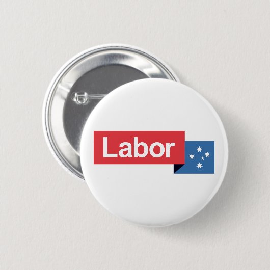 Labour Party Australië Ronde Button 5,7 Cm (Voorkant /achterkant)